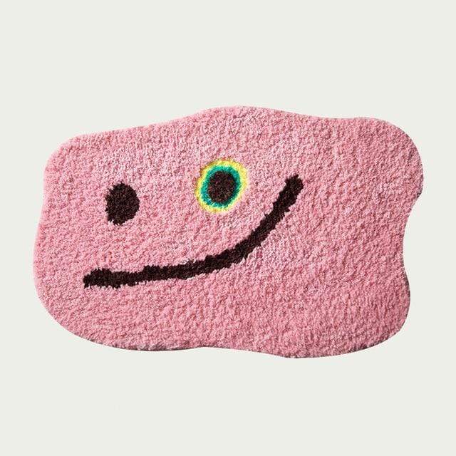 Fluffy Bathroom Mat - Polyester, Non-Slip, 45x67cm