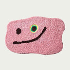 Fluffy Bathroom Mat - Polyester, Non-Slip, 45x67cm