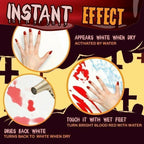 Halloween Bloody Colour Changing Bath Mat - PVC, 160g, view 2