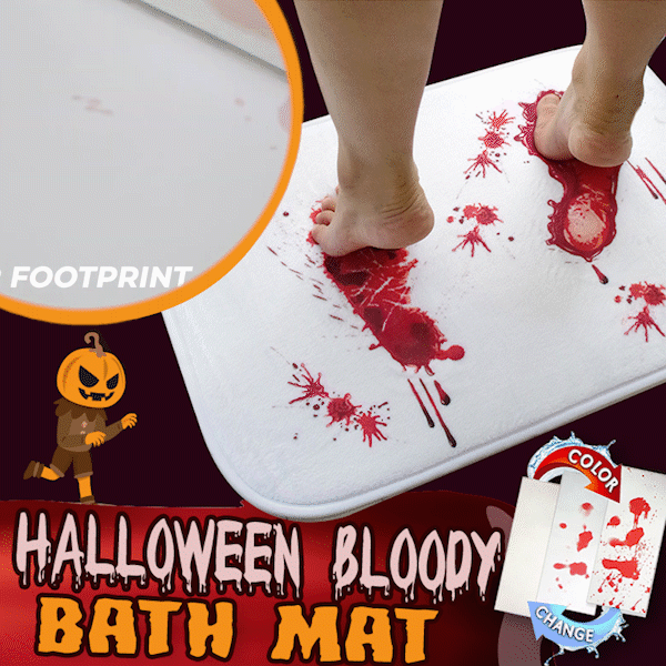 Halloween Bloody Colour Changing Bath Mat - PVC, 160g, view 6