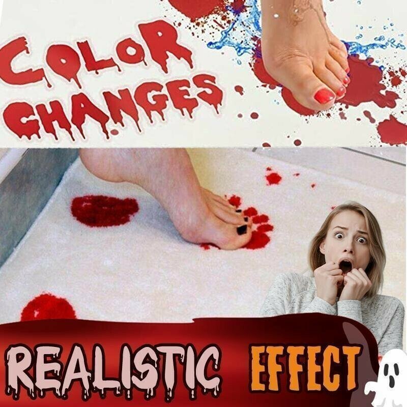 Halloween Bloody Colour Changing Bath Mat - PVC, 160g