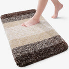 Super Absorbent Anti-Slip Bath Mat for Bathroom - Microfiber, Machine Washable, view 3