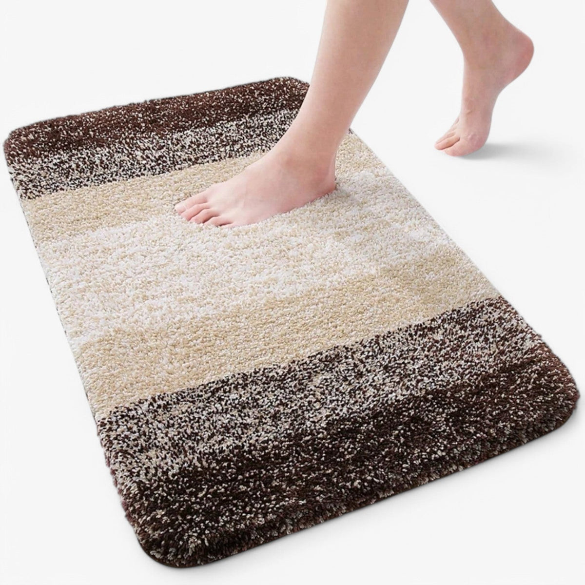 Super Absorbent Anti-Slip Bath Mat for Bathroom - Microfiber, Machine Washable, view 3
