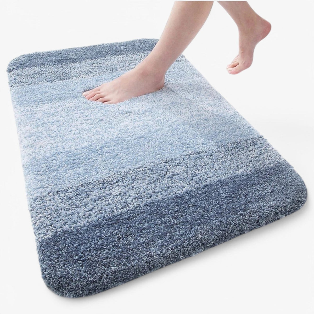 Super Absorbent Anti-Slip Bath Mat for Bathroom - Microfiber, Machine Washable, view 4