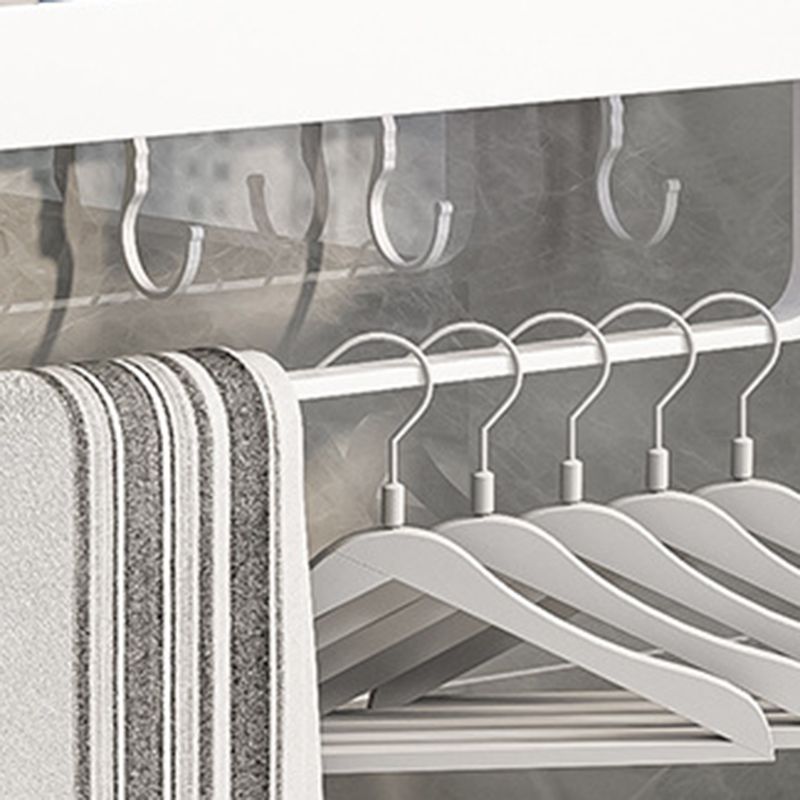 Contemporary Bathroom Accessory Set Metal Bath Shelf - White, Rust Resistant, view 10
