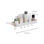 Contemporary Bathroom Accessory Set Metal Bath Shelf - White, Rust Resistant, view 16