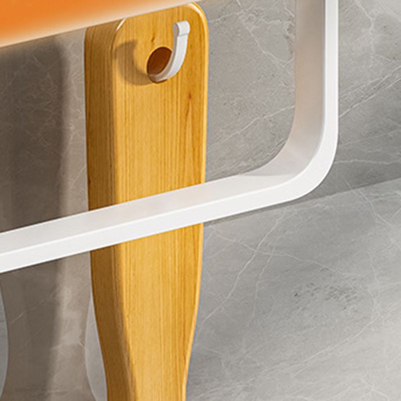 Contemporary Bathroom Accessory Set Metal Bath Shelf - White, Rust Resistant, view 19