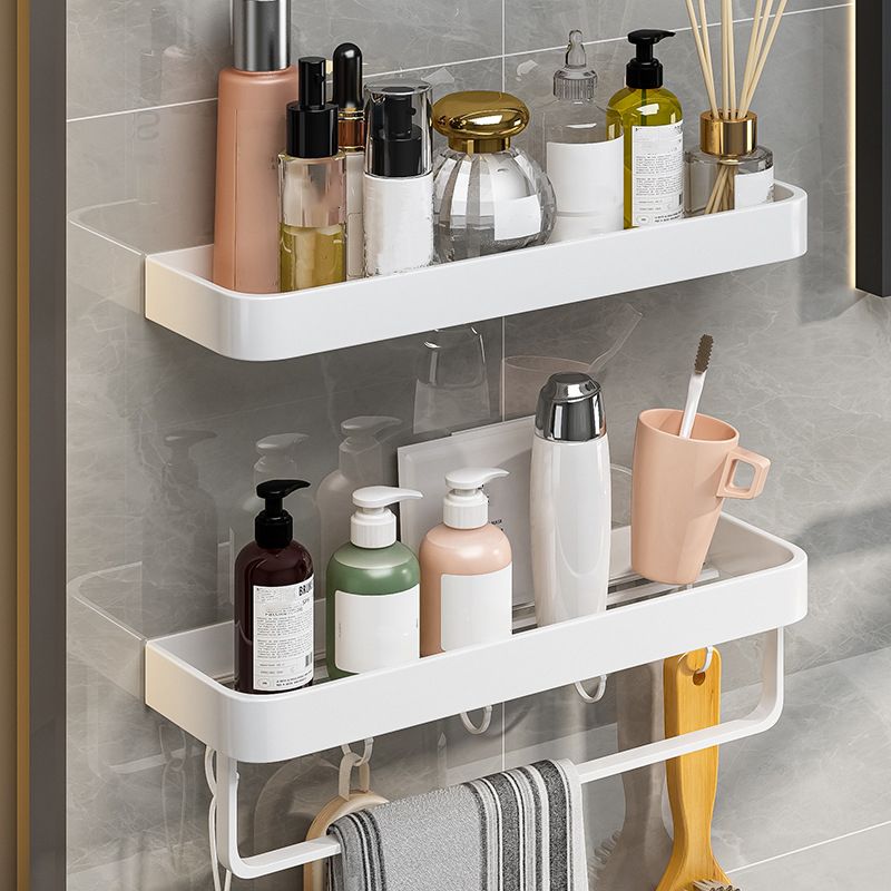 Contemporary Bathroom Accessory Set Metal Bath Shelf - White, Rust Resistant, view 23