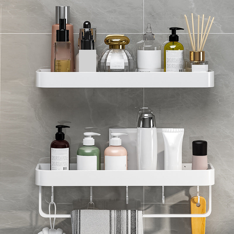 Contemporary Bathroom Accessory Set Metal Bath Shelf - White, Rust Resistant, view 38
