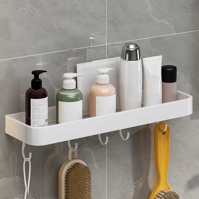 Contemporary Bathroom Accessory Set Metal Bath Shelf - White, Rust Resistant, view 43