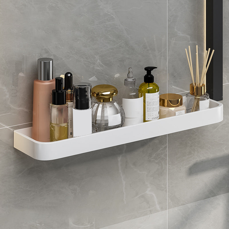 Contemporary Bathroom Accessory Set Metal Bath Shelf - White, Rust Resistant, view 46