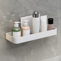 Contemporary Bathroom Accessory Set Metal Bath Shelf - White, Rust Resistant