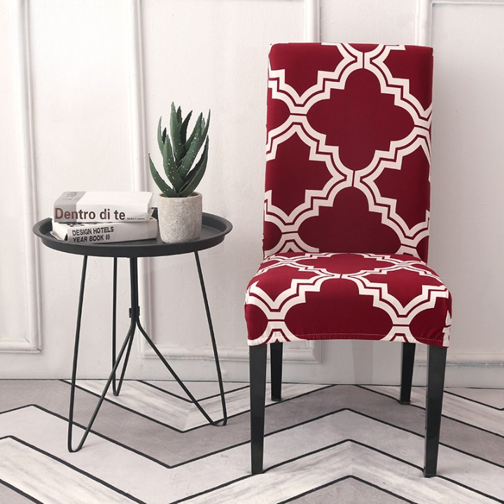 Dining Chair Seat Covers - Elastic Spandex, Fits 45-65 cm, Washable, view 3