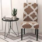 Dining Chair Seat Covers - Elastic Spandex, Fits 45-65 cm, Washable, view 4