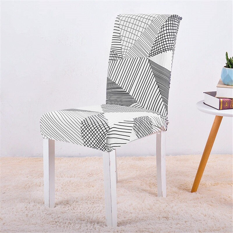 Dining Chair Seat Covers - Elastic Spandex, Fits 45-65 cm, Washable, view 5