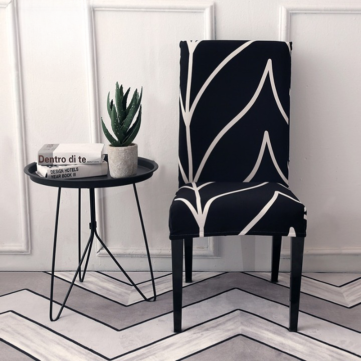 Dining Chair Seat Covers - Elastic Spandex, Fits 45-65 cm, Washable, view 6