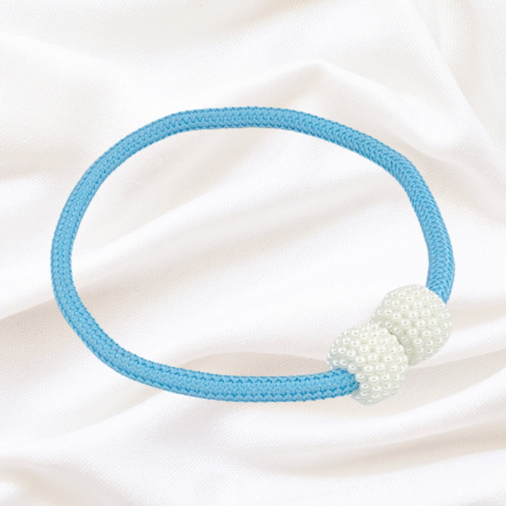 Magnetic Pearl Curtain Tie Back Set - Faux Pearl, 18" Length, 2pcs, view 10