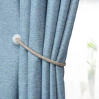 Magnetic Pearl Curtain Tie Back Set - Faux Pearl, 18" Length, 2pcs, view 3