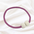Magnetic Pearl Curtain Tie Back Set - Faux Pearl, 18" Length, 2pcs, view 6