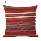 Boho Mandala Print Throw Pillow Case for Sofa - Flax, 45x45 cm, Multi-coloured, view 21