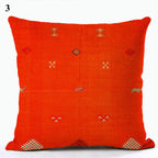 Boho Mandala Print Throw Pillow Case for Sofa - Flax, 45x45 cm, Multi-coloured, view 50