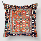 Boho Mandala Print Throw Pillow Case for Sofa - Flax, 45x45 cm, Multi-coloured, view 67