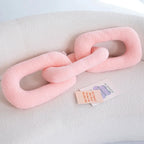 Chain Knot Cushion - Plush Velvety Polyester, Various Sizes and Colours, view 12