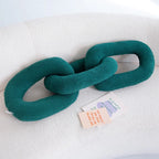 Chain Knot Cushion - Plush Velvety Polyester, Various Sizes and Colours, view 13