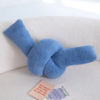 Chain Knot Cushion - Plush Velvety Polyester, Various Sizes and Colours, view 8