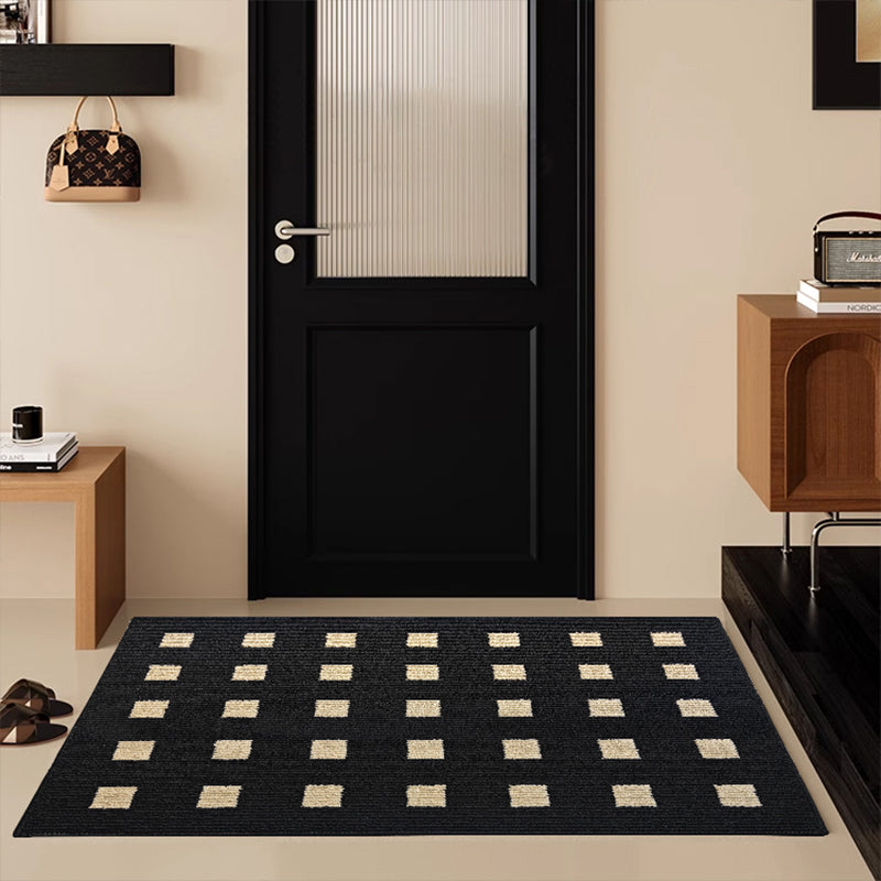 Retro Style Non-Slip Entrance Door Mat - 100% Polyester, Multiple Sizes, view 2