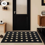 Retro Style Non-Slip Entrance Door Mat - 100% Polyester, Multiple Sizes, view 5