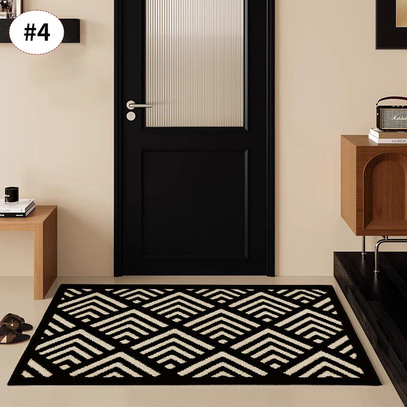 Retro Style Non-Slip Entrance Door Mat - 100% Polyester, Multiple Sizes, view 9
