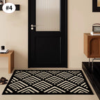 Retro Style Non-Slip Entrance Door Mat - 100% Polyester, Multiple Sizes, view 9