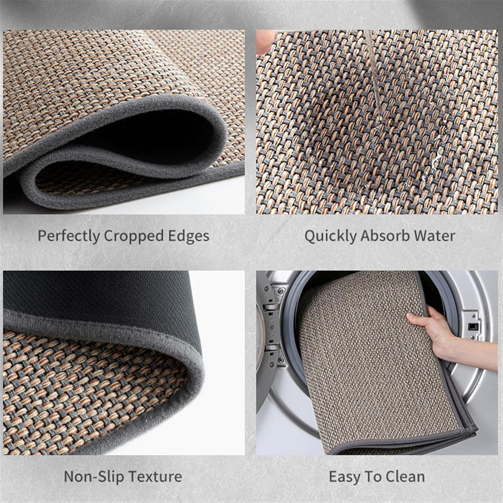 Woven Indoor Door Mats - Polypropylene Fibre, Non-Slip, Machine Washable, view 4