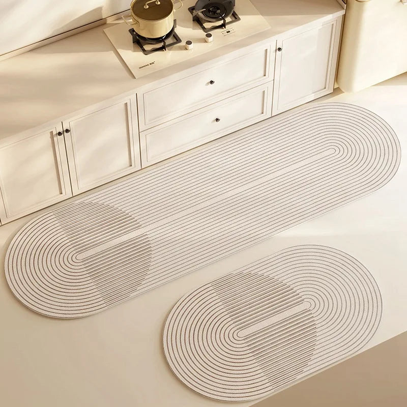 Kitchen & Bath Mat Diatomite Velvet Look - Super Absorbent, Washable, view 7