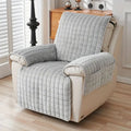 Quilted Recliner Cover - Soft Microfiber Blend, Side Pocket, Machine Washable