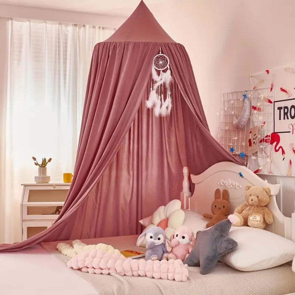 Kids Reading Nook Canopy Tent - Soft Microfibre, 106", Machine Washable, view 2