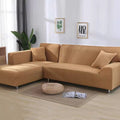 Velvet Stretch Sofa Cover for Living Room - Brushed Fabric, Machine Washable, view 12