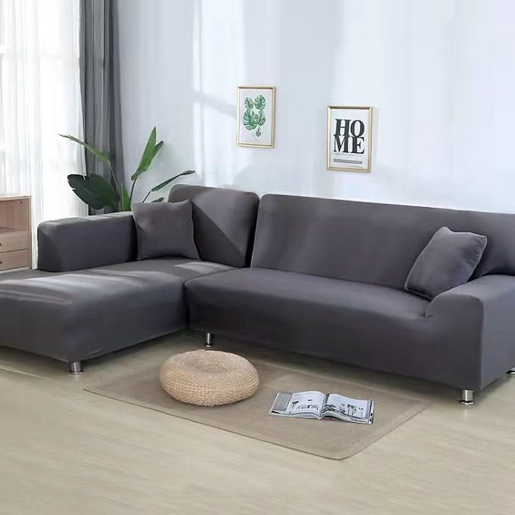 Velvet Stretch Sofa Cover for Living Room - Brushed Fabric, Machine Washable, view 13
