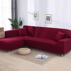Velvet Stretch Sofa Cover for Living Room - Brushed Fabric, Machine Washable, view 17