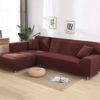 Velvet Stretch Sofa Cover for Living Room - Brushed Fabric, Machine Washable, view 19