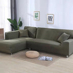 Velvet Stretch Sofa Cover for Living Room - Brushed Fabric, Machine Washable, view 22