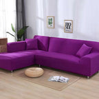 Velvet Stretch Sofa Cover for Living Room - Brushed Fabric, Machine Washable, view 28