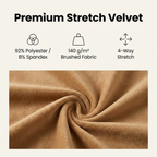 Velvet Stretch Sofa Cover for Living Room - Brushed Fabric, Machine Washable, view 4
