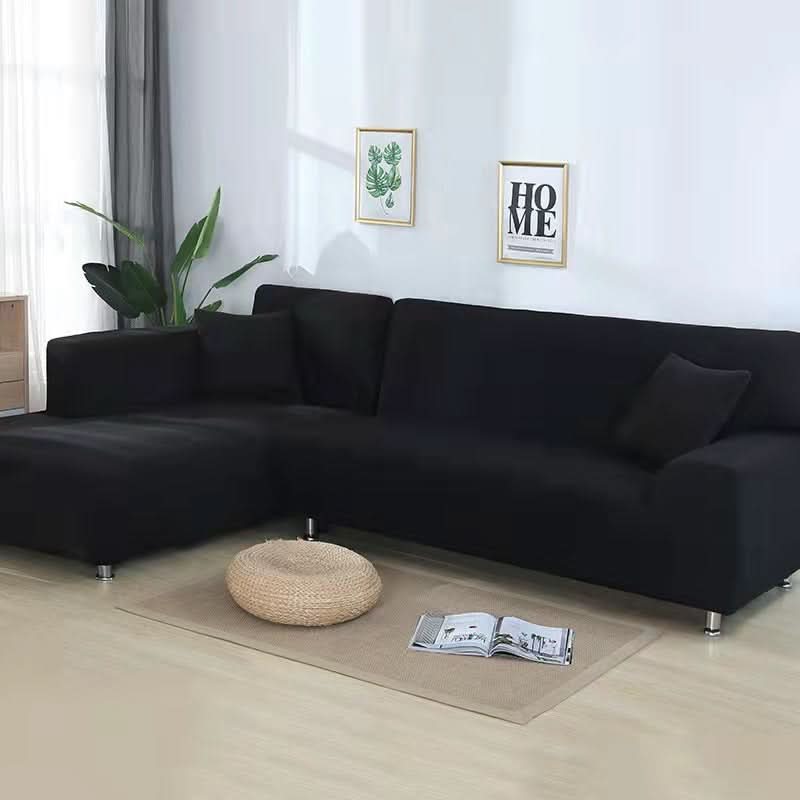 Velvet Stretch Sofa Cover for Living Room - Brushed Fabric, Machine Washable, view 8