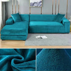 Elastic Velvet Sofa Cover for Living Room - Machine Washable, Anti-Slip, view 18