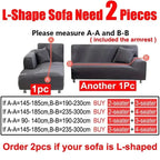 Elastic Velvet Sofa Cover for Living Room - Machine Washable, Anti-Slip, view 3