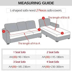 Elastic Velvet Sofa Cover for Living Room - Machine Washable, Anti-Slip, view 4
