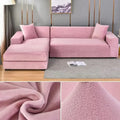 Elastic Velvet Sofa Cover for Living Room - Machine Washable, Anti-Slip, view 6