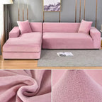 Elastic Velvet Sofa Cover for Living Room - Machine Washable, Anti-Slip, view 6